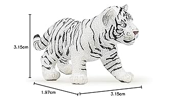 Amazon | Papo(パポ) ホワイトタイガーの子ども PVC PA50048